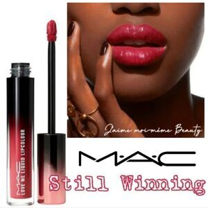MAC Liquid Lipstick in Still Winning (Rosey Pink)
